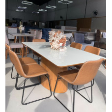 Mesa de Jantar Barcelona 6 cadeiras Verne Mesa de Jantar Barcelona 6 cadeiras Verne