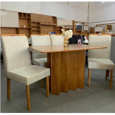 Conjunto Mesa Recife 120x80 Cel Moveis