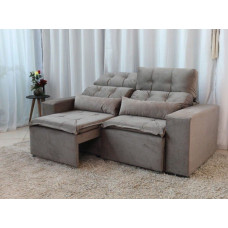 Sofá Retrátil e Reclinável Beatriz 195cm 