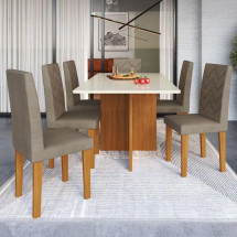 Mesa Miami C/6 Cadeiras Mesa Miami C/6 Cadeiras