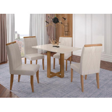 Conjunto Mesa de Jantar Bali 90x90