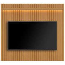 Painel Tucumã Ripado 1.8 com Prateleira e Led Jb Bechara Painel Tucumã Ripado 1.8 com Prateleira e Led Jb Bechara