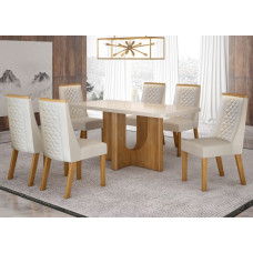 Conjunto Mesa de Jantar Dora 160x80 Valdemoveis